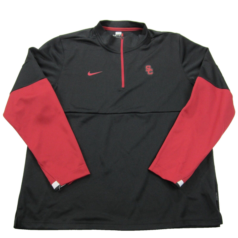 USC Trojans Nike Sweatshirt Dri-Fit On Field Pullover Men XL Player Issued #19
